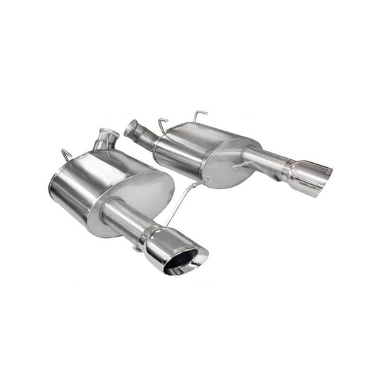 CORSA Sport Polished Axle - Back Exhaust | 2011 - 2014 Ford Mustang - Stateside Performance - Axle Back - CORSA Performance - CORSA Sport Polished Axle - Back Exhaust | 2011 - 2014 Ford Mustang
