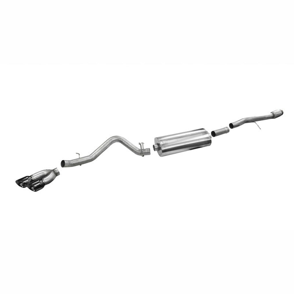 CORSA Sport Single Side Cat - Back Exhaust - Black | 2014 - 2018 Chevy Silverado 1500 - Stateside Performance - Catback - CORSA Performance - CORSA Sport Single Side Cat - Back Exhaust - Black | 2014 - 2018 Chevy Silverado 1500