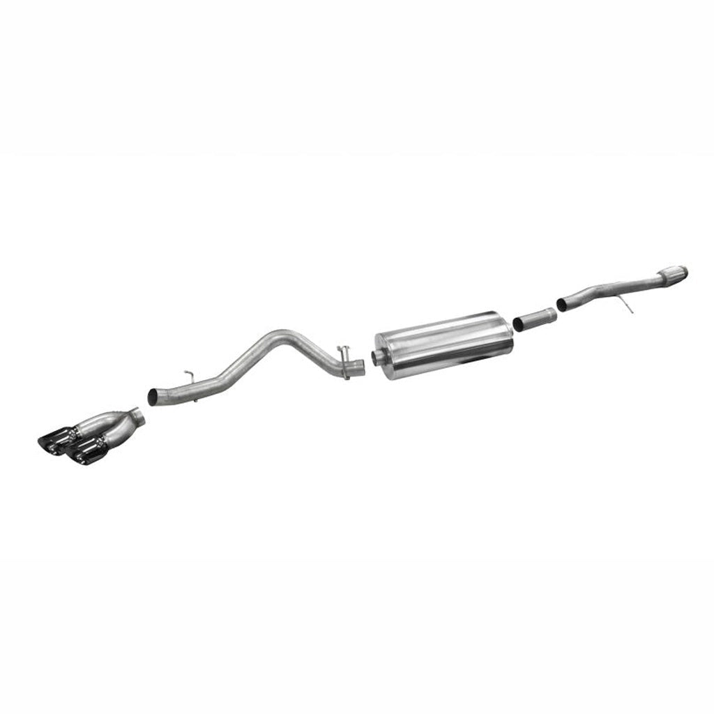 CORSA Sport Single Side Cat - Back Exhaust - Black | 2014 - 2018 Chevy Silverado 1500 - Stateside Performance - Catback - CORSA Performance - CORSA Sport Single Side Cat - Back Exhaust - Black | 2014 - 2018 Chevy Silverado 1500
