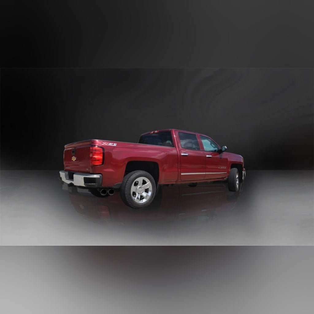 CORSA Sport Single Side Cat - Back Exhaust - Black | 2014 - 2018 Chevy Silverado 1500 - Stateside Performance - Catback - CORSA Performance - CORSA Sport Single Side Cat - Back Exhaust - Black | 2014 - 2018 Chevy Silverado 1500