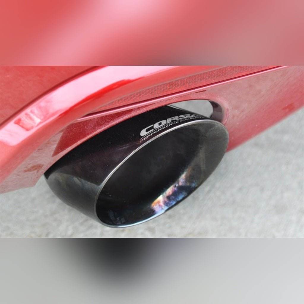 CORSA Xtreme 3in Cat - Back Exhaust - Black 4.5in Tips | 2015 - 2017 Ford Mustang - Stateside Performance - Catback - CORSA Performance - CORSA Xtreme 3in Cat - Back Exhaust - Black 4.5in Tips | 2015 - 2017 Ford Mustang