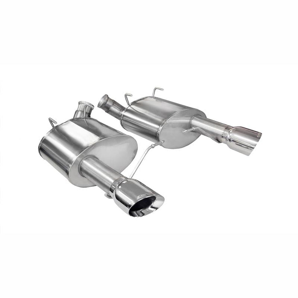 CORSA Xtreme Axle - Back Exhaust - Polished | 2011 - 2014 Ford Mustang - Stateside Performance - Axle Back - CORSA Performance - CORSA Xtreme Axle - Back Exhaust - Polished | 2011 - 2014 Ford Mustang