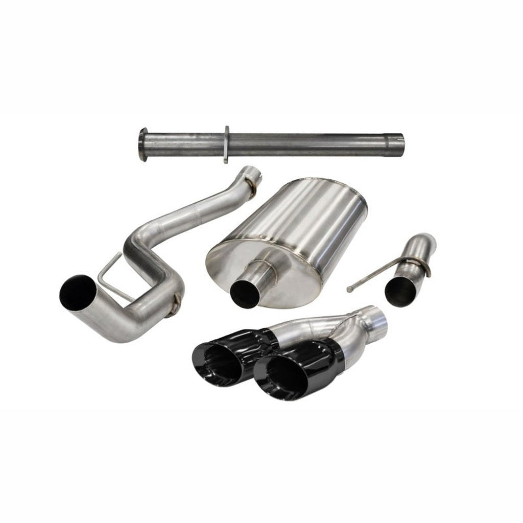 CORSA Xtreme Cat - Back Exhaust - Black Tips | 2011 - 2014 Ford F150 Raptor - Stateside Performance - Catback - CORSA Performance - CORSA Xtreme Cat - Back Exhaust - Black Tips | 2011 - 2014 Ford F150 Raptor