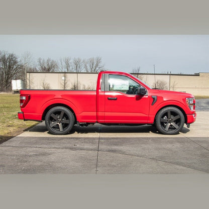 CORSA Xtreme Cat - Back Exhaust Front of Tire Exit - Black PVD | 2021 - 2025 Ford F150 - Stateside Performance - Catback - CORSA Performance - CORSA Xtreme Cat - Back Exhaust Front of Tire Exit - Black PVD | 2021 - 2025 Ford F150