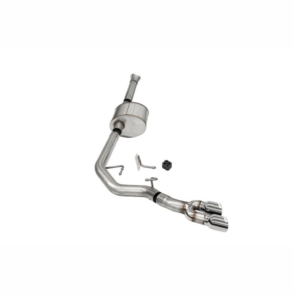 CORSA Xtreme Cat - Back Exhaust Front of Tire Exit - Polished | 2021 - 2025 Ford F150 - Stateside Performance - Catback - CORSA Performance - CORSA Xtreme Cat - Back Exhaust Front of Tire Exit - Polished | 2021 - 2025 Ford F150