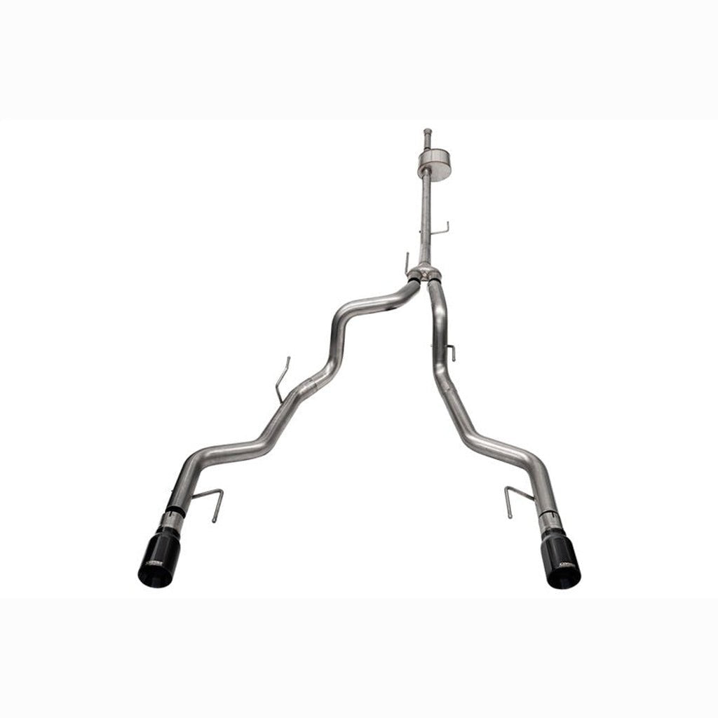 Corsa Xtreme Cat-Back Exhaust System - Dual Rear Exit, Black PVD Tips | 2023-2025 Ford F150 - Stateside Performance - Catback - CORSA Performance - Corsa Xtreme Cat-Back Exhaust System - Dual Rear Exit, Black PVD Tips | 2023-2025 Ford F150
