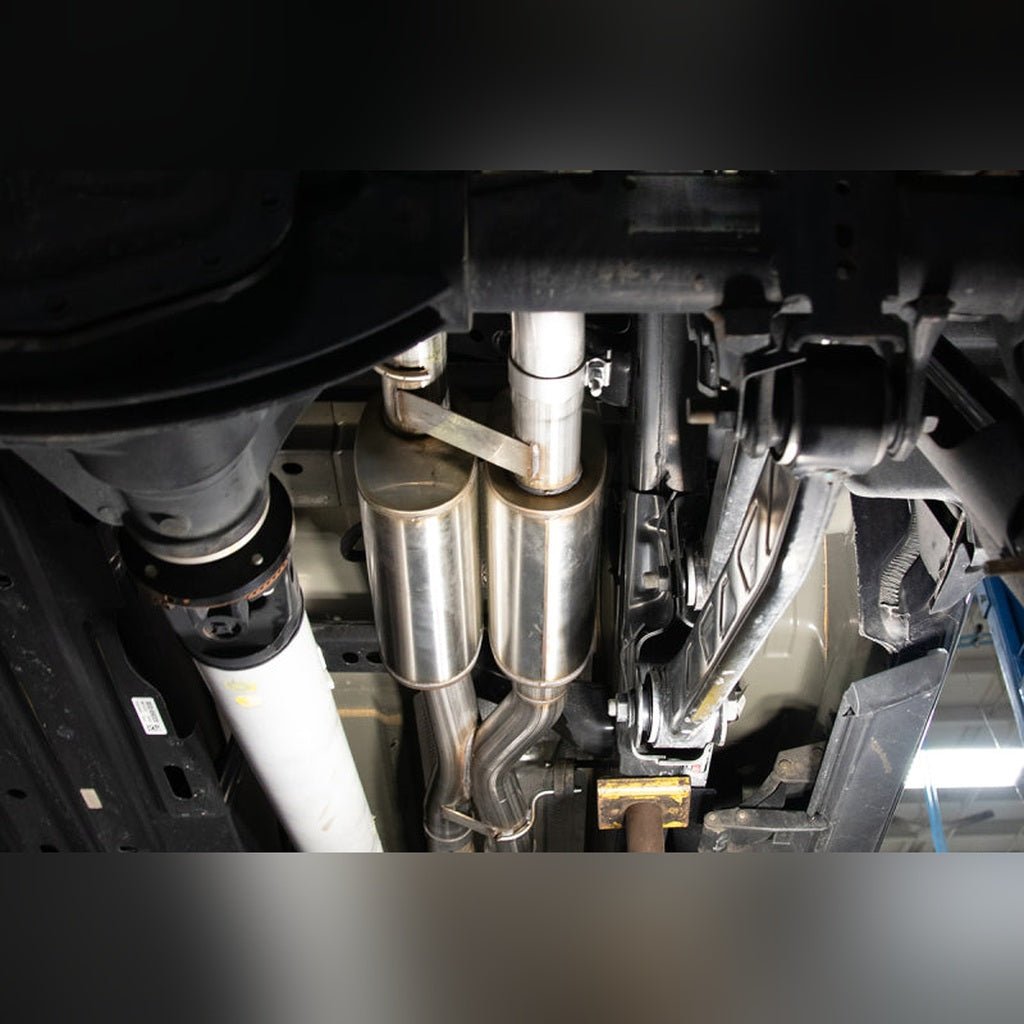 CORSA Xtreme Catback Exhaust Dual Rear - Gunmetal Tips | 2021 - 2024 Ram 1500 - Stateside Performance - Catback - CORSA Performance - CORSA Xtreme Catback Exhaust Dual Rear - Gunmetal Tips | 2021 - 2024 Ram 1500