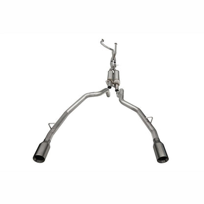 CORSA Xtreme Catback Exhaust Dual Rear - Gunmetal Tips | 2021 - 2024 Ram 1500 - Stateside Performance - Catback - CORSA Performance - CORSA Xtreme Catback Exhaust Dual Rear - Gunmetal Tips | 2021 - 2024 Ram 1500