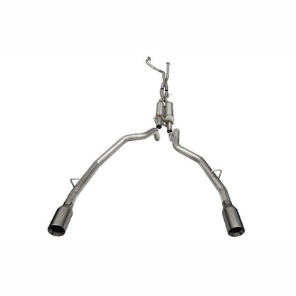 CORSA Xtreme Catback Exhaust Dual Rear - Gunmetal Tips | 2021 - 2024 Ram 1500 - Stateside Performance - Catback - CORSA Performance - CORSA Xtreme Catback Exhaust Dual Rear - Gunmetal Tips | 2021 - 2024 Ram 1500