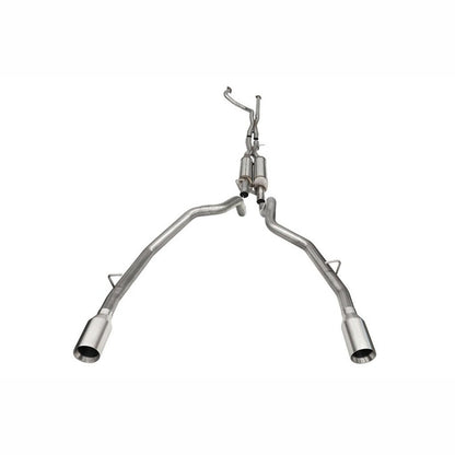 CORSA Xtreme Catback Exhaust Dual Rear Satin Tip | 2021-2024 Ram 1500 TRX - Stateside Performance - Catback - CORSA Performance - CORSA Xtreme Catback Exhaust Dual Rear Satin Tip | 2021-2024 Ram 1500 TRX