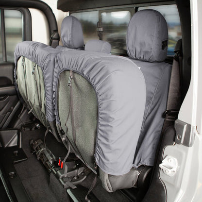 Covercraft Carhartt SeatSaver Custom Second Row Seat Covers - Gravel | 2019-2020 Ford F150 - Stateside Performance - Seat Covers - Covercraft - Covercraft Carhartt SeatSaver Custom Second Row Seat Covers - Gravel | 2019-2020 Ford F150
