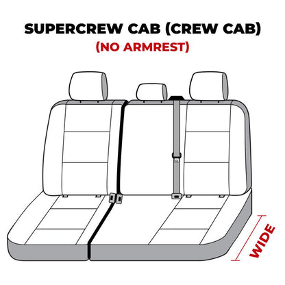 Covercraft Carhartt SeatSaver Custom Second Row Seat Covers - Gravel | 2019-2022 Ford F250 Super Duty - Stateside Performance - Seat Covers - Covercraft - Covercraft Carhartt SeatSaver Custom Second Row Seat Covers - Gravel | 2019-2022 Ford F250 Super Duty