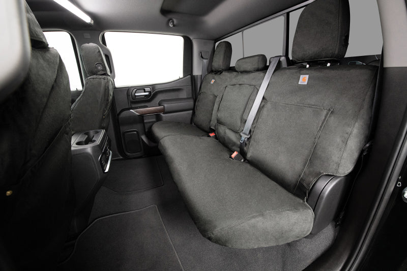 Covercraft Carhartt Super Dux SeatSaver Custom Front Seat Cover - Gravel | 2021-2026 Ford F150 - Stateside Performance - Seat Covers - Covercraft - Covercraft Carhartt Super Dux SeatSaver Custom Front Seat Cover - Gravel | 2021-2026 Ford F150