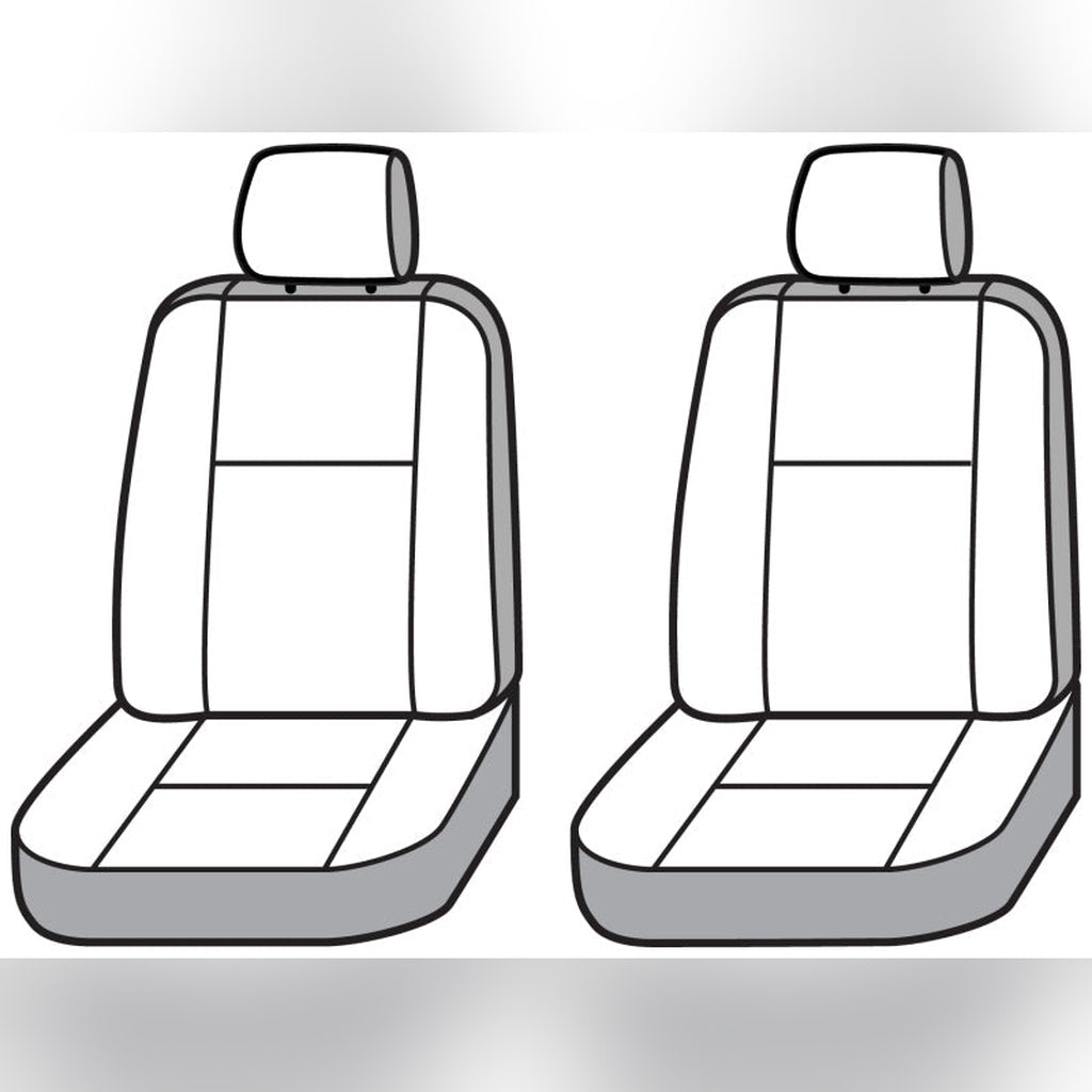Covercraft Carhartt Super Dux SeatSaver Custom Front Seat Cover - Gravel | 2023-2026 Ford F250 Super Duty - Stateside Performance - Seat Covers - Covercraft - Covercraft Carhartt Super Dux SeatSaver Custom Front Seat Cover - Gravel | 2023-2026 Ford F250 Super Duty