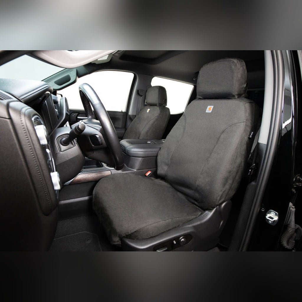 Covercraft Carhartt Super Dux SeatSaver Custom Seat Cover - Second Row, Gravel | 2019-2020 Ford F150 - Stateside Performance - Seat Covers - Covercraft - Covercraft Carhartt Super Dux SeatSaver Custom Seat Cover - Second Row, Gravel | 2019-2020 Ford F150
