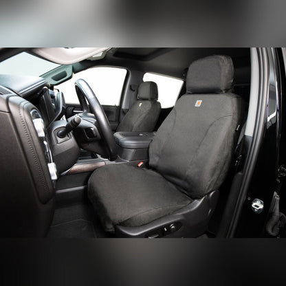 Covercraft Carhartt Super Dux SeatSaver Custom Seat Cover - Second Row, Gravel | 2021-2022 Ford F150 Raptor - Stateside Performance - Seat Covers - Covercraft - Covercraft Carhartt Super Dux SeatSaver Custom Seat Cover - Second Row, Gravel | 2021-2022 Ford F150 Raptor