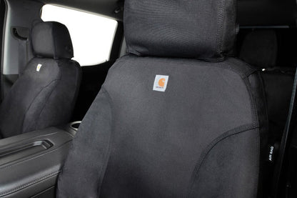 Covercraft Carhartt Super Dux SeatSaver Second Row Seat Covers - Black | 2019-2026 Chevy Silverado 1500 - Stateside Performance - Seat Covers - Covercraft - Covercraft Carhartt Super Dux SeatSaver Second Row Seat Covers - Black | 2019-2026 Chevy Silverado 1500