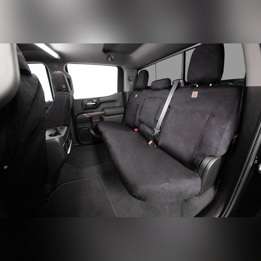 Covercraft Carhartt Super Dux SeatSaver Second Row Seat Covers - Black | 2020-2026 Chevy Silverado 2500HD - Stateside Performance - Seat Covers - Covercraft - Covercraft Carhartt Super Dux SeatSaver Second Row Seat Covers - Black | 2020-2026 Chevy Silverado 2500HD