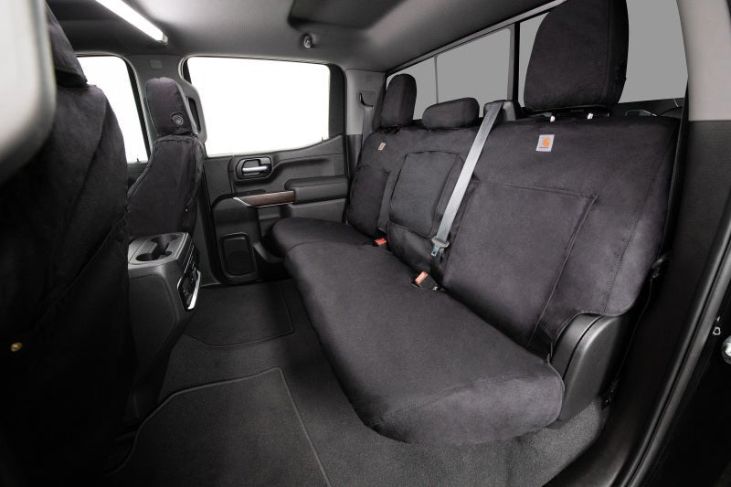 Covercraft Carhartt Super Dux SeatSaver Second Row Seat Covers - Black | 2020-2026 Chevy Silverado 3500HD - Stateside Performance - Seat Covers - Covercraft - Covercraft Carhartt Super Dux SeatSaver Second Row Seat Covers - Black | 2020-2026 Chevy Silverado 3500HD