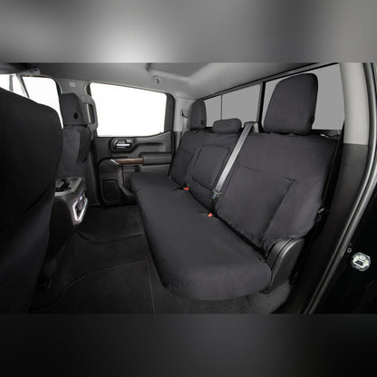 Covercraft SeatSaver Polycotton Front Row Seat Covers - Charcoal | 2019 - 2026 Chevy Silverado 1500 - Stateside Performance - Seat Covers - Covercraft - Covercraft SeatSaver Polycotton Front Row Seat Covers - Charcoal | 2019 - 2026 Chevy Silverado 1500