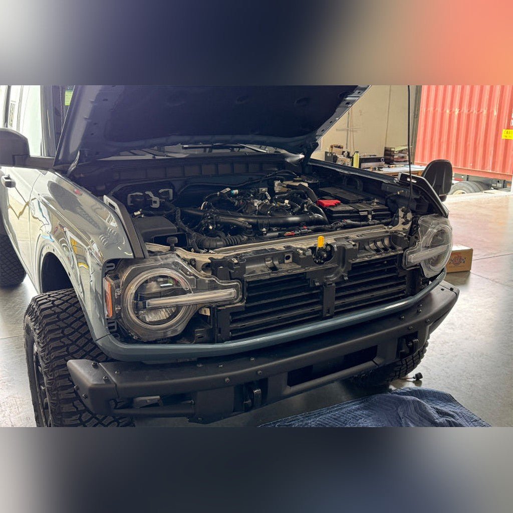CSF 2.7L EcoBoost External Transmission Oil Cooler Kit | 2021 - 2025 Ford Bronco - Stateside Performance - Transmission Coolers - CSF - CSF 2.7L EcoBoost External Transmission Oil Cooler Kit | 2021 - 2025 Ford Bronco