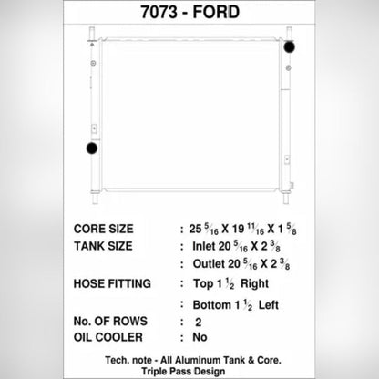 CSF High - Performance All - Aluminum Radiator | 2015 - 2021 Ford Mustang - Stateside Performance - Radiators - CSF - CSF High - Performance All - Aluminum Radiator | 2015 - 2021 Ford Mustang