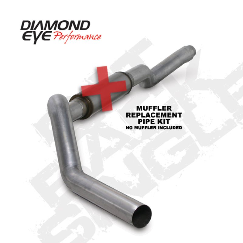 Diamond Eye 5in Cat-Back Exhaust Muffler Replacement Pipe - Aluminized | 2006 GMC Sierra 2500HD - Stateside Performance - Catback - Diamond Eye Performance - Diamond Eye 5in Cat-Back Exhaust Muffler Replacement Pipe - Aluminized | 2006 GMC Sierra 2500HD