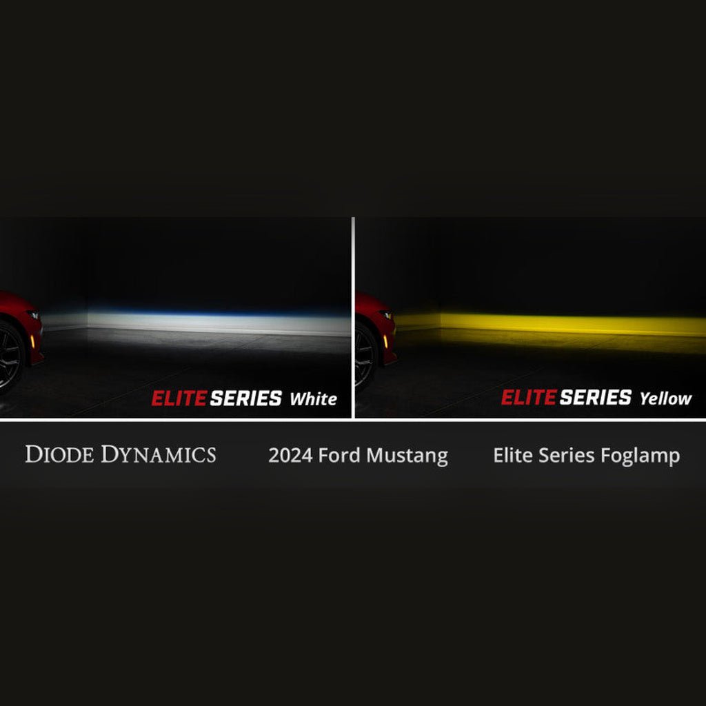 Diode Dynamics Elite Series Add-On Fog Lamp Kit - White | 2024-2026 Ford Mustang - Stateside Performance - Light Bars & Cubes - Diode Dynamics - Diode Dynamics Elite Series Add-On Fog Lamp Kit - White | 2024-2026 Ford Mustang