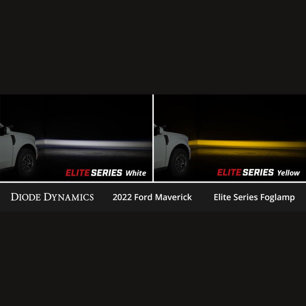 Diode Dynamics Elite Series Add - On LED Fog Light Kit - Cool White | 2022 - 2024 Ford Maverick - Stateside Performance - Fog Lights - Diode Dynamics - Diode Dynamics Elite Series Add - On LED Fog Light Kit - Cool White | 2022 - 2024 Ford Maverick