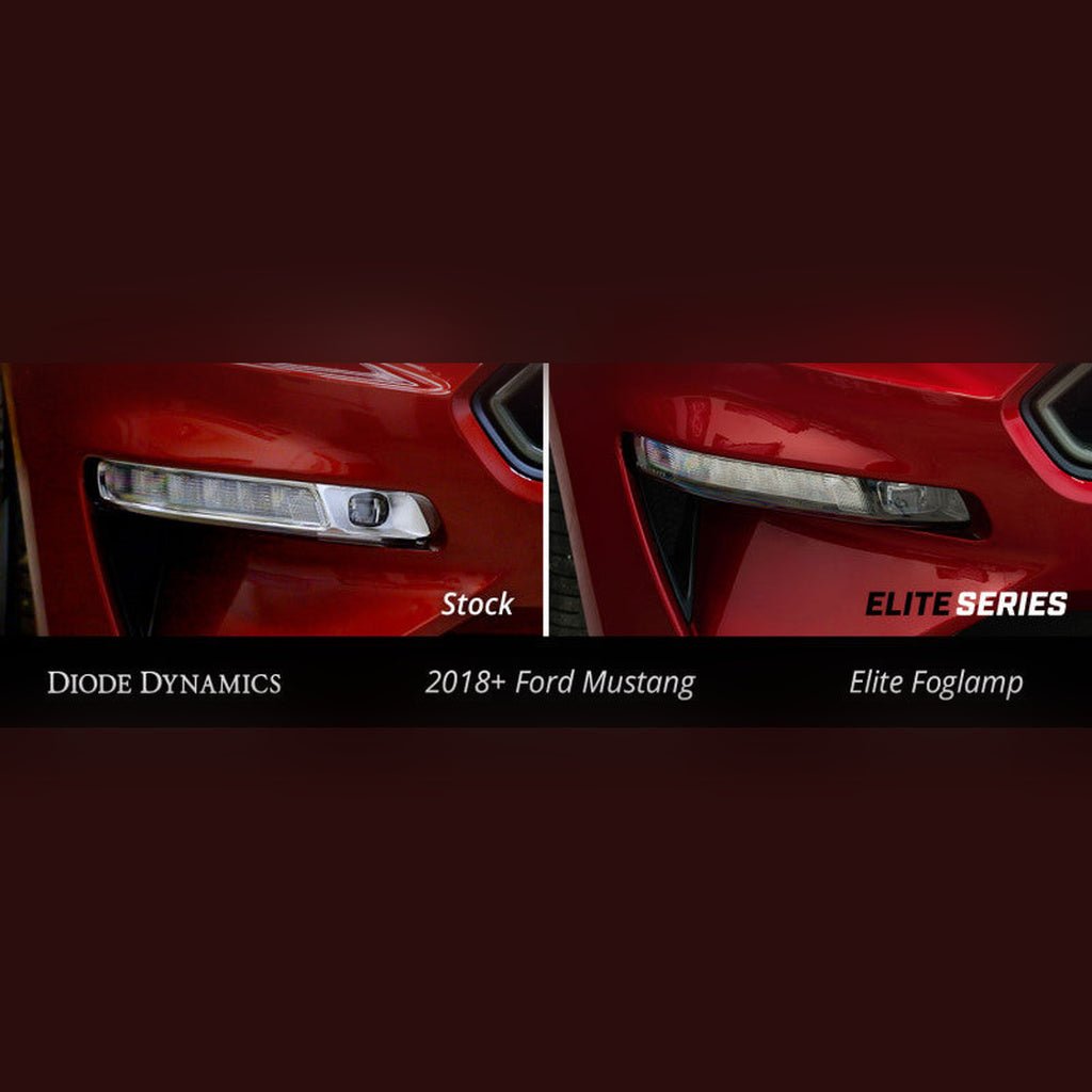 Diode Dynamics Elite Series Combination Fog Lamp - Cool White | 2018 - 2023 Ford Mustang - Stateside Performance - Fog Lights - Diode Dynamics - Diode Dynamics Elite Series Combination Fog Lamp - Cool White | 2018 - 2023 Ford Mustang