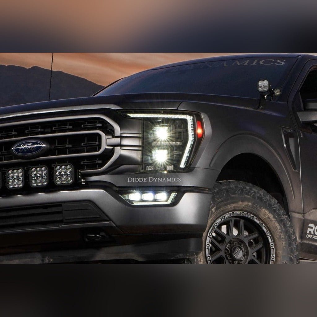 Diode Dynamics Elite Series LED Fog Lamps - White | 2021 - 2023 Ford F150 - Stateside Performance - Fog Lights - Diode Dynamics - Diode Dynamics Elite Series LED Fog Lamps - White | 2021 - 2023 Ford F150