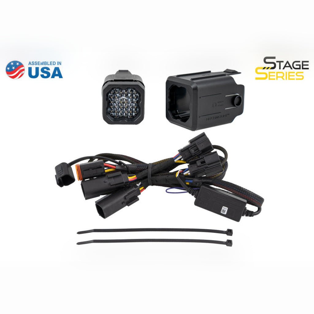 Diode Dynamics HitchMount LED Pod Reverse Kit | 2019 - 2025 Chevy Silverado 1500 - Stateside Performance - Light Bars & Cubes - Diode Dynamics - Diode Dynamics HitchMount LED Pod Reverse Kit | 2019 - 2025 Chevy Silverado 1500
