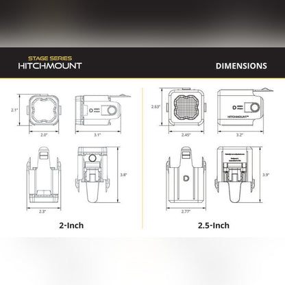 Diode Dynamics HitchMount LED Pod Reverse Kit | 2019 - 2025 GMC Sierra 1500 - Stateside Performance - Light Bars & Cubes - Diode Dynamics - Diode Dynamics HitchMount LED Pod Reverse Kit | 2019 - 2025 GMC Sierra 1500