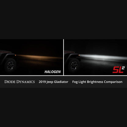 Diode Dynamics SL2 LED Fog Light Bulbs - 5202/PSX24W White (Pair) | 2014-2019 Jeep Cherokee - Stateside Performance - Bulbs - Diode Dynamics - Diode Dynamics SL2 LED Fog Light Bulbs - 5202/PSX24W White (Pair) | 2014-2019 Jeep Cherokee