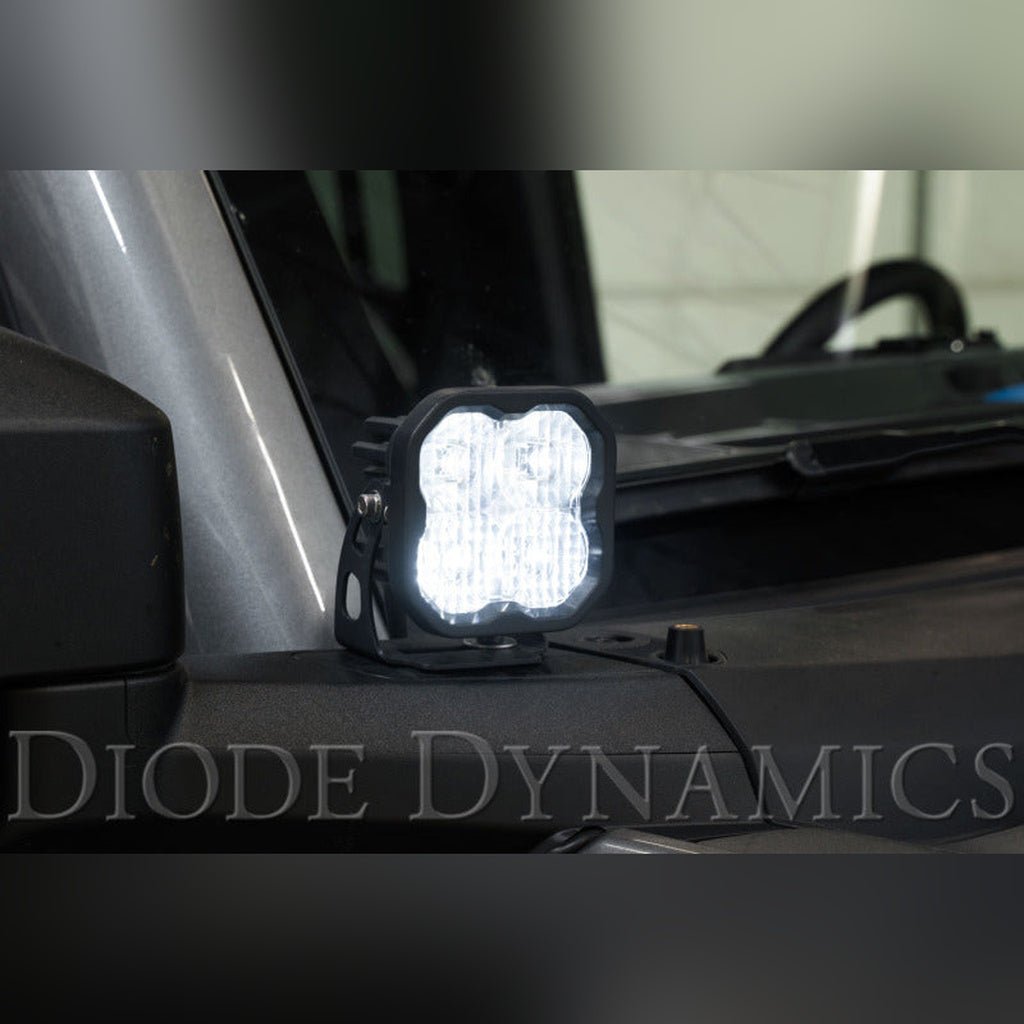 Diode Dynamics SS3 LED Ditch Light Kit - White Combo | 2022-2025 Ford Bronco Raptor - Stateside Performance - Light Bars & Cubes - Diode Dynamics - Diode Dynamics SS3 LED Ditch Light Kit - White Combo | 2022-2025 Ford Bronco Raptor
