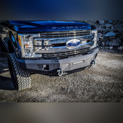 DV8 Offroad 3 - Piece Modular Front Bumper | 2017 - 2021 Ford F250 Super Duty - Stateside Performance - Bumpers - Steel - DV8 Offroad - DV8 Offroad 3 - Piece Modular Front Bumper | 2017 - 2021 Ford F250 Super Duty