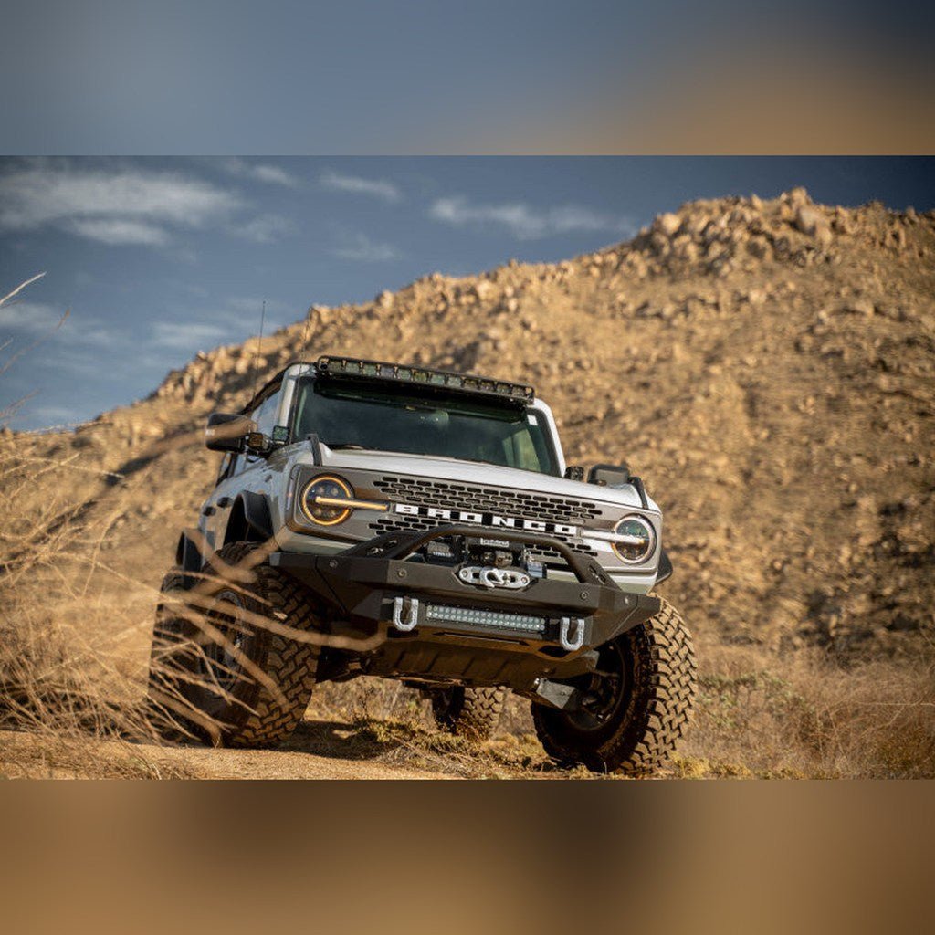 DV8 Offroad A - Pillar Dual Light Pod Drop Mounts | 2021 - 2026 Ford Bronco - Stateside Performance - Light Mounts - DV8 Offroad - DV8 Offroad A - Pillar Dual Light Pod Drop Mounts | 2021 - 2026 Ford Bronco
