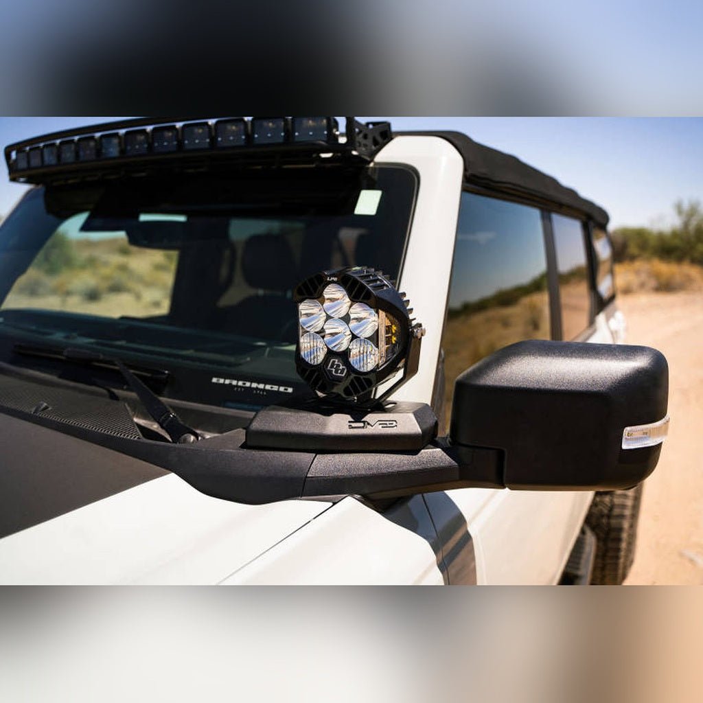 DV8 Offroad A - Pillar Pod Light Mounts | 2021 - 2026 Ford Bronco - Stateside Performance - Light Mounts - DV8 Offroad - DV8 Offroad A - Pillar Pod Light Mounts | 2021 - 2026 Ford Bronco