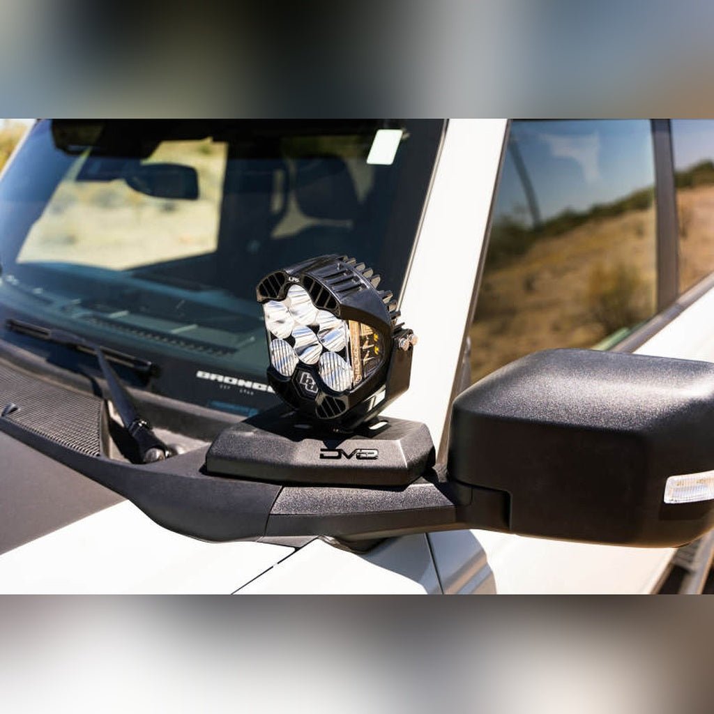DV8 Offroad A - Pillar Pod Light Mounts | 2021 - 2026 Ford Bronco - Stateside Performance - Light Mounts - DV8 Offroad - DV8 Offroad A - Pillar Pod Light Mounts | 2021 - 2026 Ford Bronco