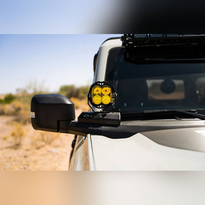 DV8 Offroad A - Pillar Pod Light Mounts | 2021 - 2026 Ford Bronco - Stateside Performance - Light Mounts - DV8 Offroad - DV8 Offroad A - Pillar Pod Light Mounts | 2021 - 2026 Ford Bronco