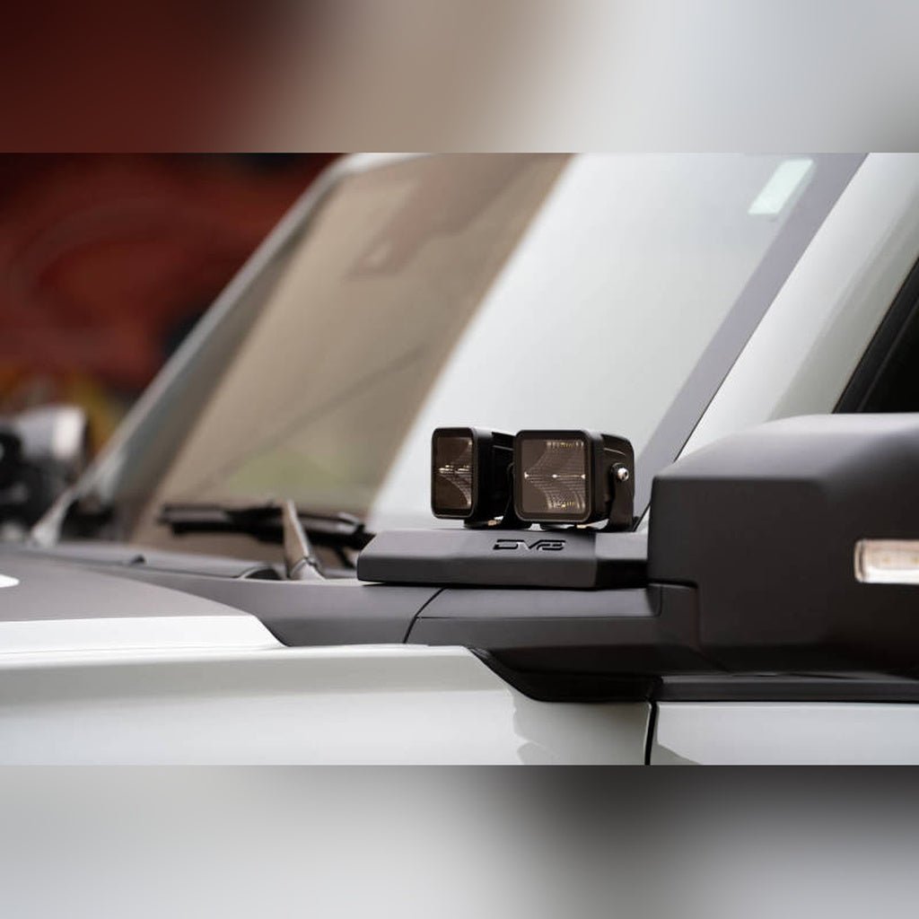 DV8 Offroad A - Pillar Pod Light Mounts | 2021 - 2026 Ford Bronco - Stateside Performance - Light Mounts - DV8 Offroad - DV8 Offroad A - Pillar Pod Light Mounts | 2021 - 2026 Ford Bronco