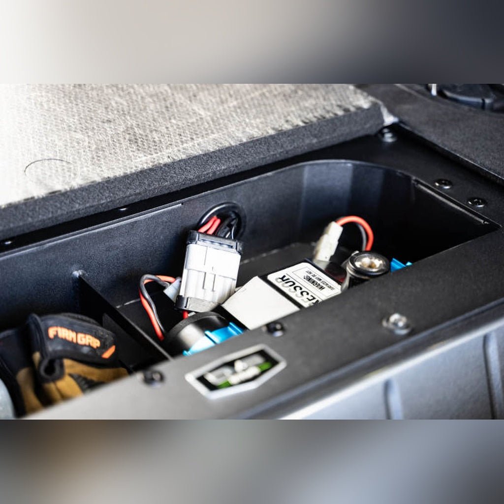 DV8 Offroad Air Compressor Mount & Storage Box | 2021 - 2025 Ford Bronco - Stateside Performance - Air Compressors - DV8 Offroad - DV8 Offroad Air Compressor Mount & Storage Box | 2021 - 2025 Ford Bronco