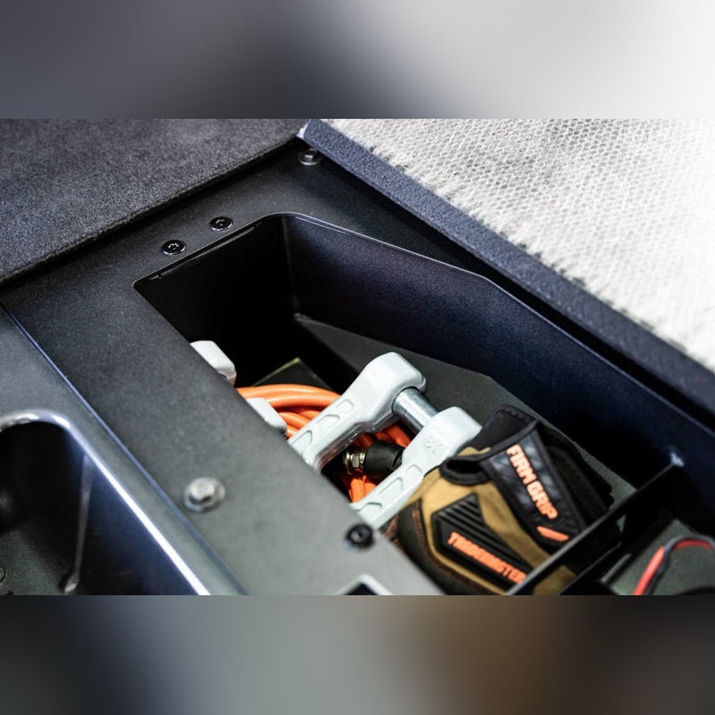 DV8 Offroad Air Compressor Mount & Storage Box | 2021 - 2025 Ford Bronco - Stateside Performance - Air Compressors - DV8 Offroad - DV8 Offroad Air Compressor Mount & Storage Box | 2021 - 2025 Ford Bronco