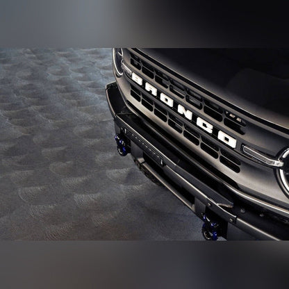 DV8 Offroad Bull Bar for Factory Modular Front Bumper | 2021 - 2026 Ford Bronco - Stateside Performance - Bumpers - Steel - DV8 Offroad - DV8 Offroad Bull Bar for Factory Modular Front Bumper | 2021 - 2026 Ford Bronco