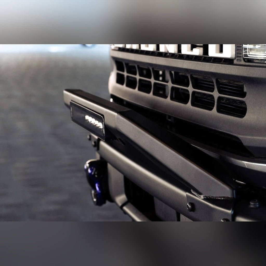 DV8 Offroad Bull Bar for Factory Modular Front Bumper | 2021 - 2026 Ford Bronco - Stateside Performance - Bumpers - Steel - DV8 Offroad - DV8 Offroad Bull Bar for Factory Modular Front Bumper | 2021 - 2026 Ford Bronco