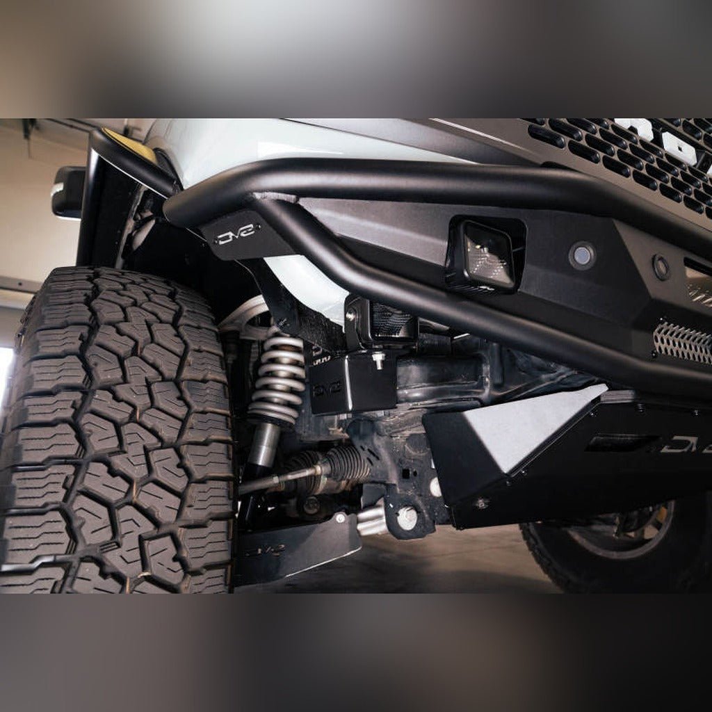 DV8 Offroad Crash Bar Caps with Accessory Mount | 2021 - 2026 Ford Bronco - Stateside Performance - Bumper Accessories - DV8 Offroad - DV8 Offroad Crash Bar Caps with Accessory Mount | 2021 - 2026 Ford Bronco