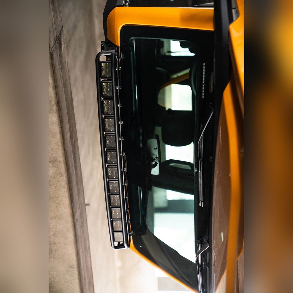 DV8 Offroad Curved Light Bracket for 12 3in Pod Lights | 2021 - 2026 Ford Bronco - Stateside Performance - Light Mounts - DV8 Offroad - DV8 Offroad Curved Light Bracket for 12 3in Pod Lights | 2021 - 2026 Ford Bronco