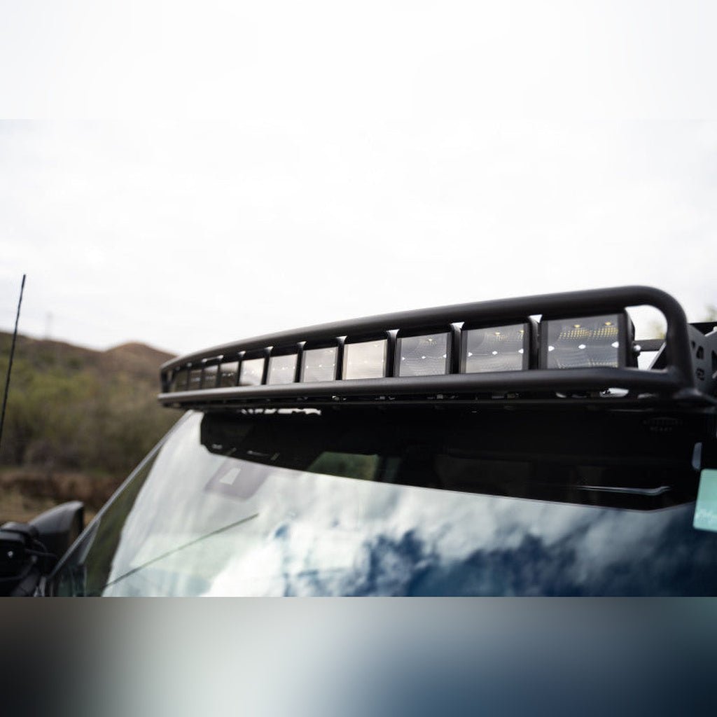 DV8 Offroad Curved Light Bracket for 12 3in Pod Lights | 2021 - 2026 Ford Bronco - Stateside Performance - Light Mounts - DV8 Offroad - DV8 Offroad Curved Light Bracket for 12 3in Pod Lights | 2021 - 2026 Ford Bronco