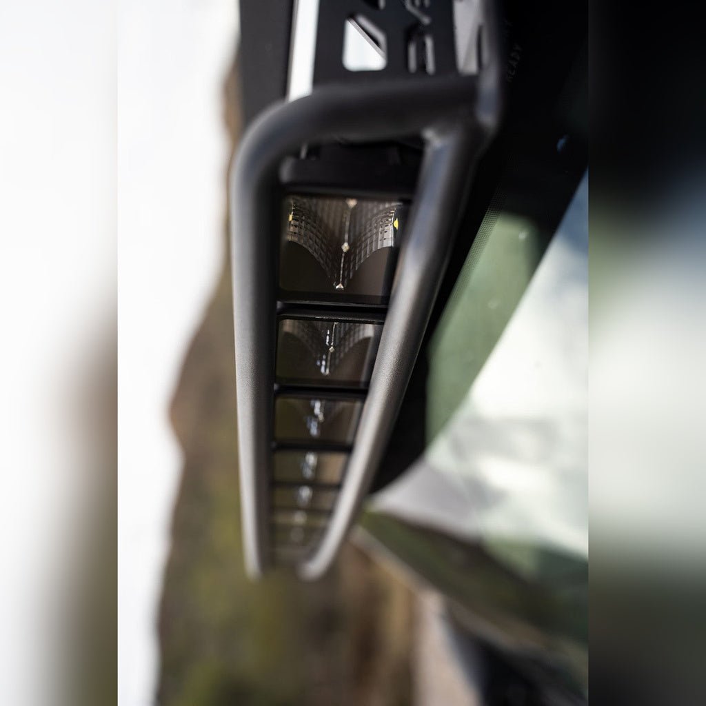 DV8 Offroad Curved Light Bracket for 12 3in Pod Lights | 2021 - 2026 Ford Bronco - Stateside Performance - Light Mounts - DV8 Offroad - DV8 Offroad Curved Light Bracket for 12 3in Pod Lights | 2021 - 2026 Ford Bronco