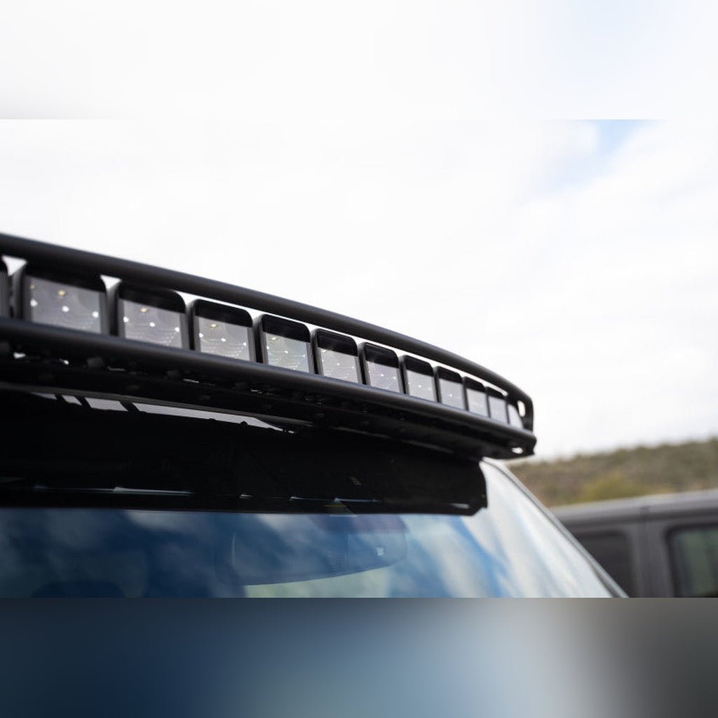 DV8 Offroad Curved Light Bracket for 12 3in Pod Lights | 2021 - 2026 Ford Bronco - Stateside Performance - Light Mounts - DV8 Offroad - DV8 Offroad Curved Light Bracket for 12 3in Pod Lights | 2021 - 2026 Ford Bronco
